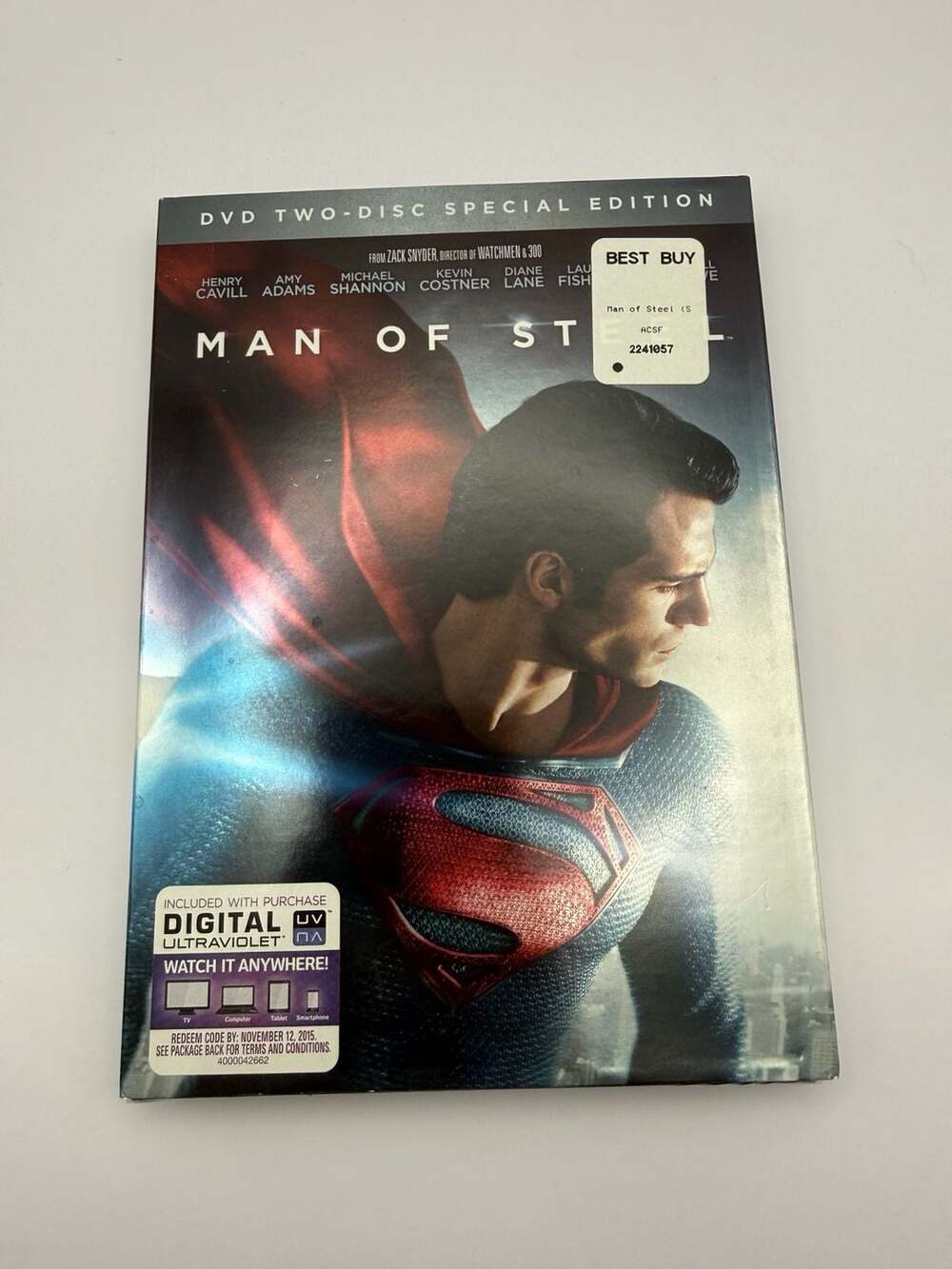 Man of Steel Two-Disc Special Edition DVD (2013)